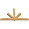 Ekena Millwork Kennewick Rough Sawn Timber Gable Bracket, Western Red Cedar, 108"W x 63"H x 6"D x 6"F, 14/12 Pitch GBW108X63X0606KEN00RWR - alternate 5